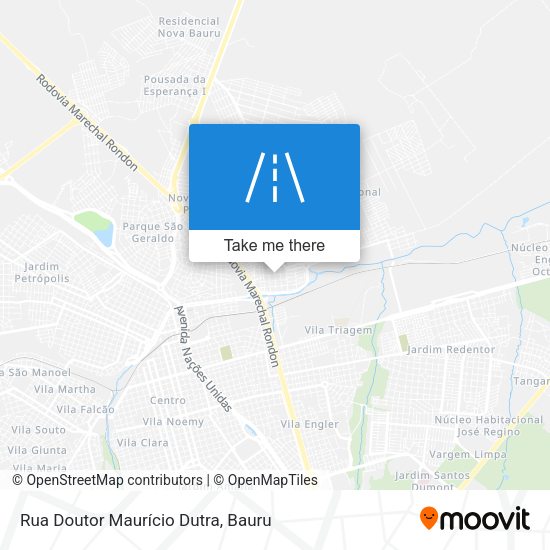 Rua Doutor Maurício Dutra map