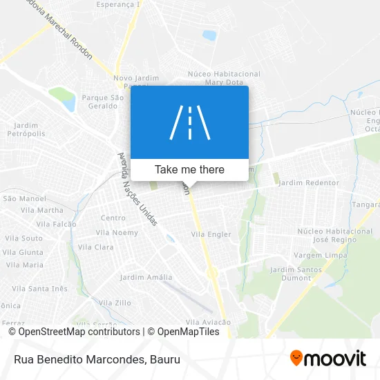 Rua Benedito Marcondes map
