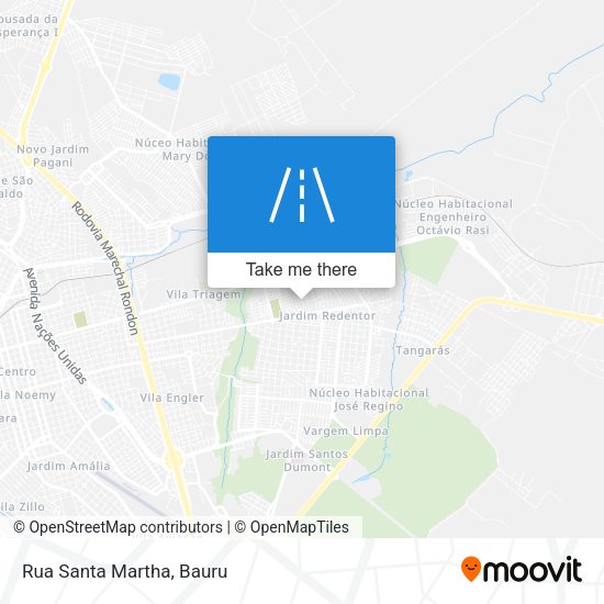 Rua Santa Martha map