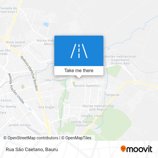 Rua São Caetano map