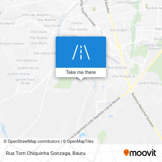 Rua Tom Chiquinha Gonzaga map