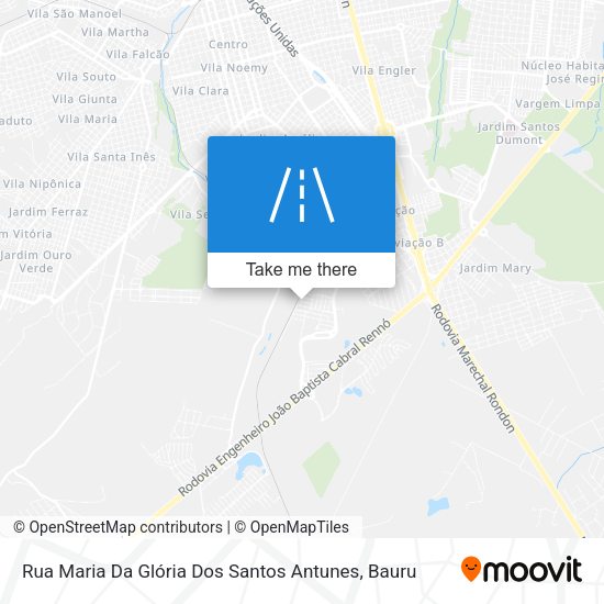 Rua Maria Da Glória Dos Santos Antunes map