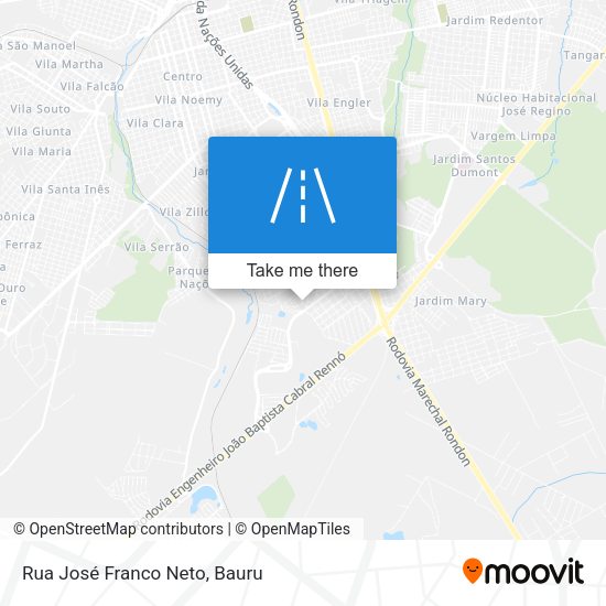 Rua José Franco Neto map