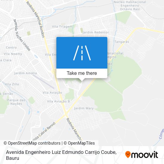 Avenida Engenheiro Luiz Edmundo Carrijo Coube map