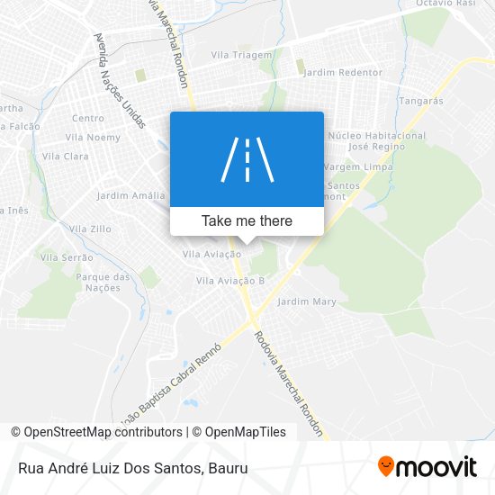 Rua André Luiz Dos Santos map
