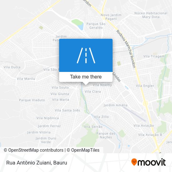 Rua Antônio Zuiani map