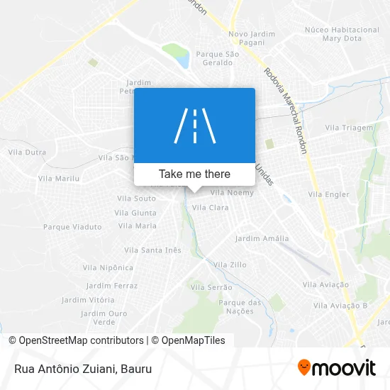 Rua Antônio Zuiani map
