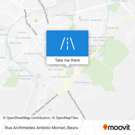 Rua Archimedes Antônio Mortari map