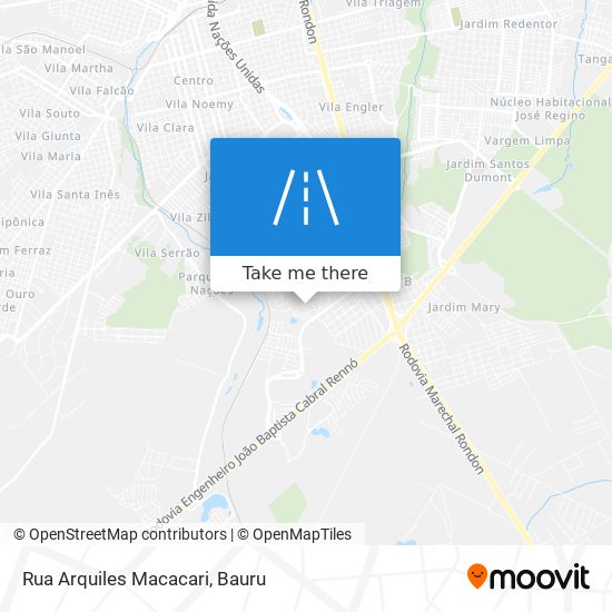 Rua Arquiles Macacari map