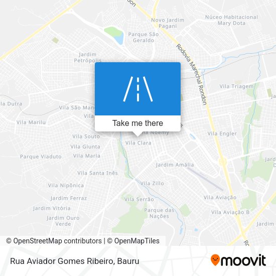 Rua Aviador Gomes Ribeiro map