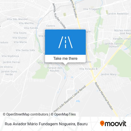 Rua Aviador Mário Fundagem Nogueira map
