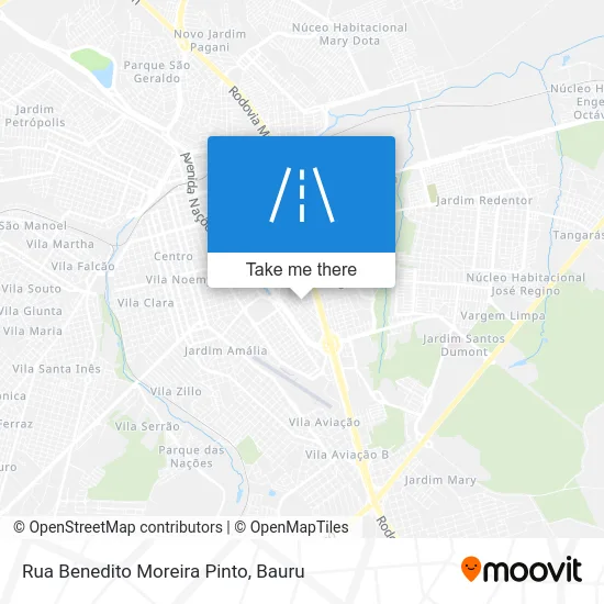 Rua Benedito Moreira Pinto map