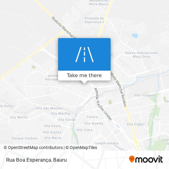 Rua Boa Esperança map