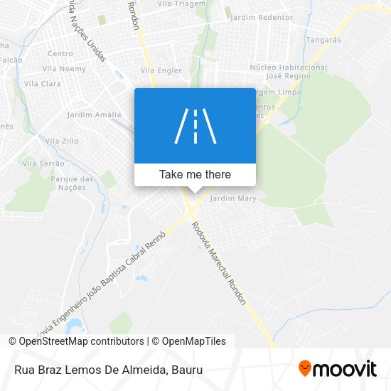 Rua Braz Lemos De Almeida map