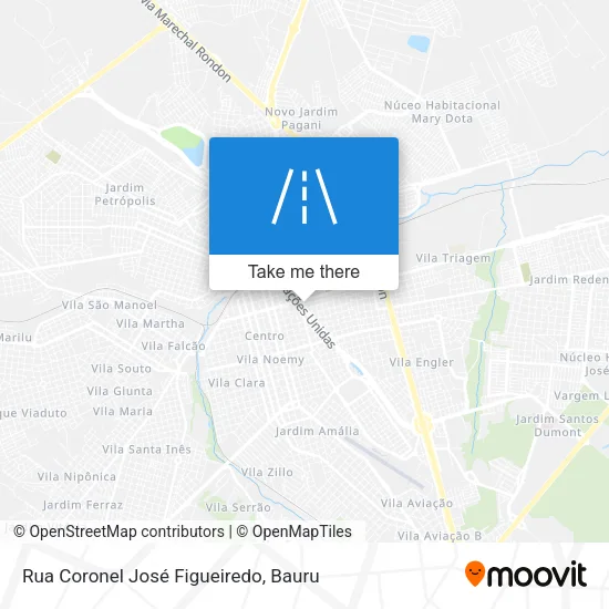 Rua Coronel José Figueiredo map