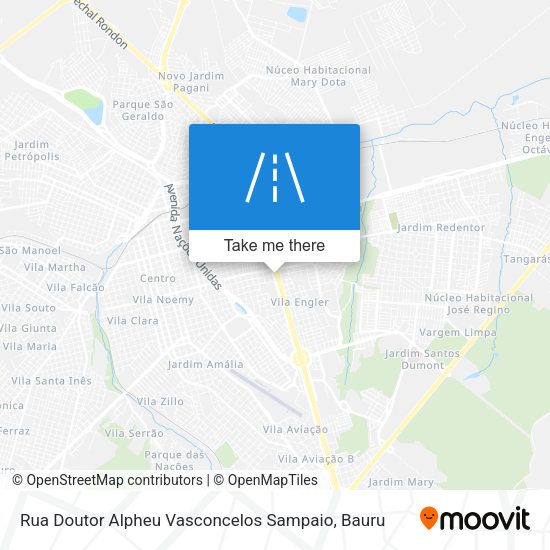 Rua Doutor Alpheu Vasconcelos Sampaio map