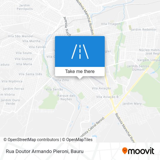 Rua Doutor Armando Pieroni map