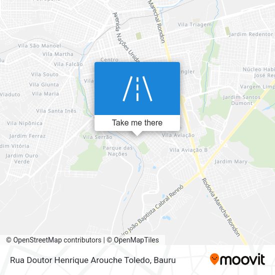 Rua Doutor Henrique Arouche Toledo map