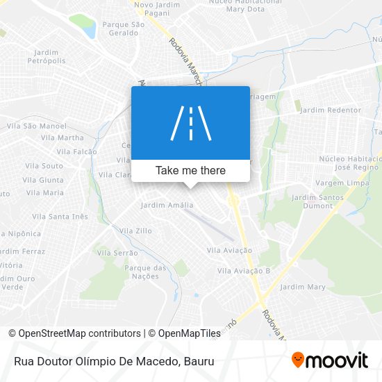 Rua Doutor Olímpio De Macedo map