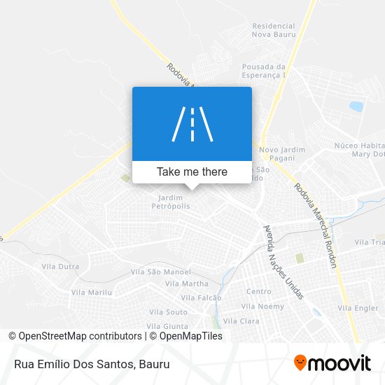 Rua Emílio Dos Santos map