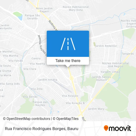 Rua Francisco Rodrigues Borges map