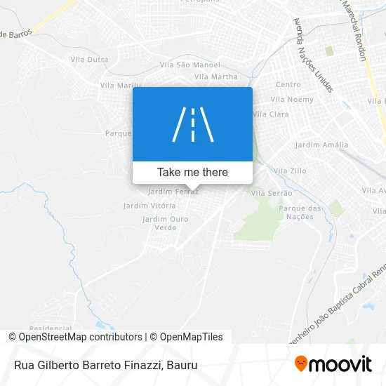Rua Gilberto Barreto Finazzi map