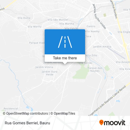 Rua Gomes Berriel map