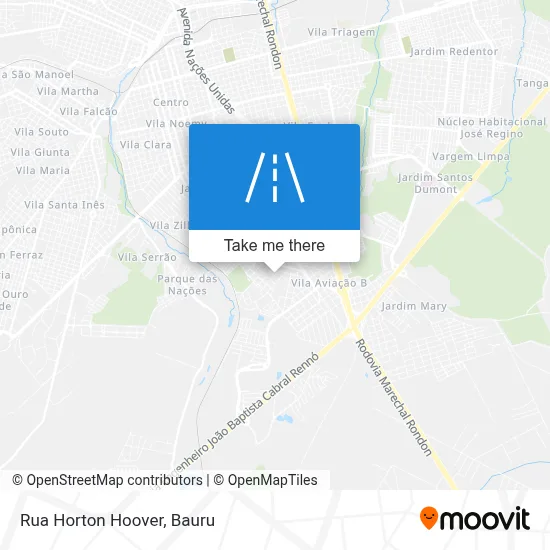 Rua Horton Hoover map