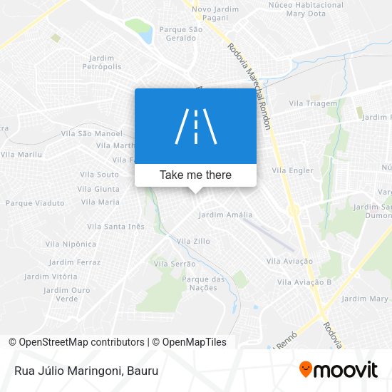 Rua Júlio Maringoni map