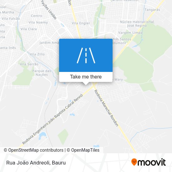 Rua João Andreoli map