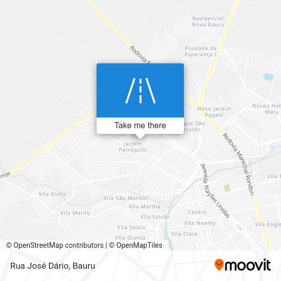 Rua José Dário map