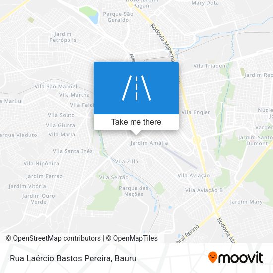 Rua Laércio Bastos Pereira map