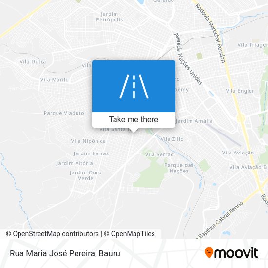 Rua Maria José Pereira map