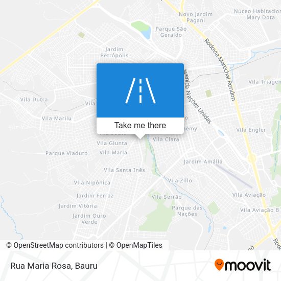 Rua Maria Rosa map