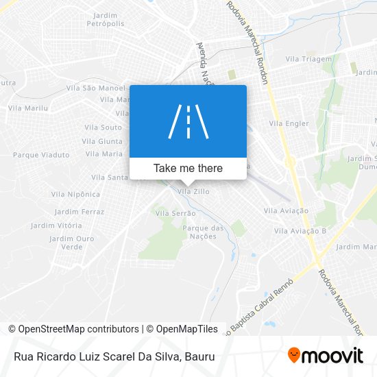 Rua Ricardo Luiz Scarel Da Silva map