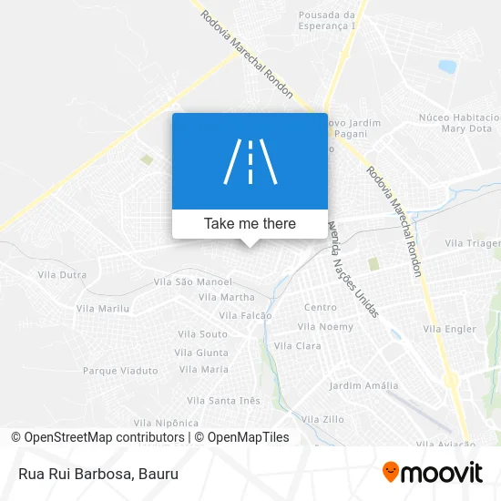 Rua Rui Barbosa map
