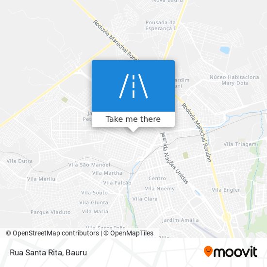 Rua Santa Rita map