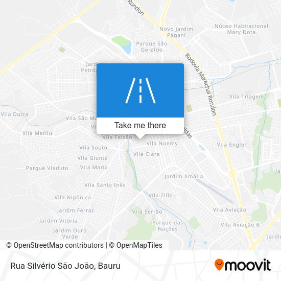 Rua Silvério São João map