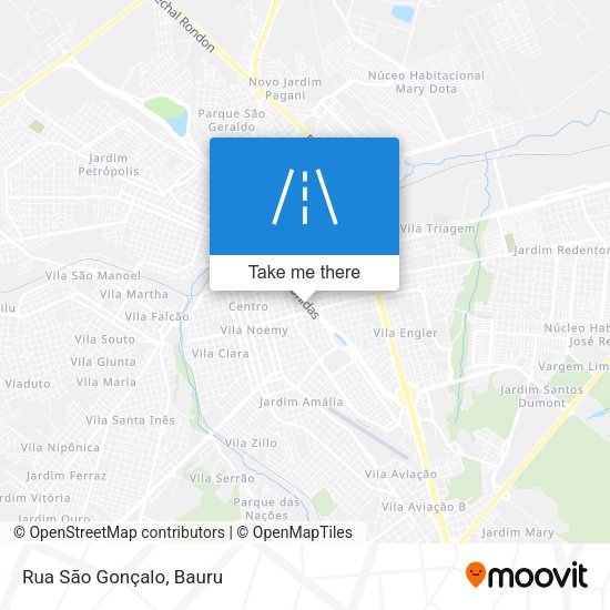 Rua São Gonçalo map