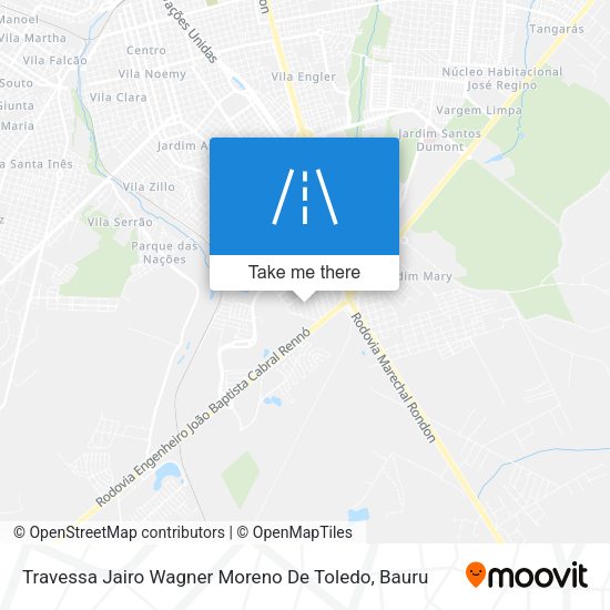 Travessa Jairo Wagner Moreno De Toledo map