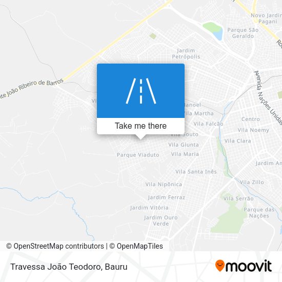 Travessa João Teodoro map