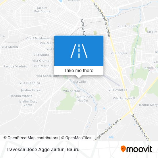 Travessa José Agge Zaitun map