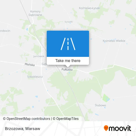 Карта Brzozowa