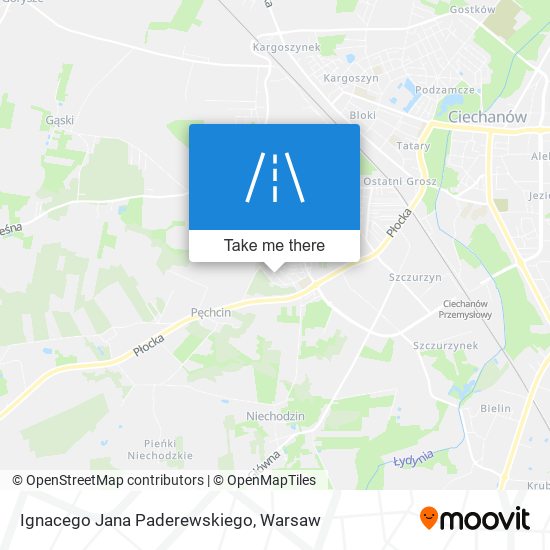 Ignacego Jana Paderewskiego map