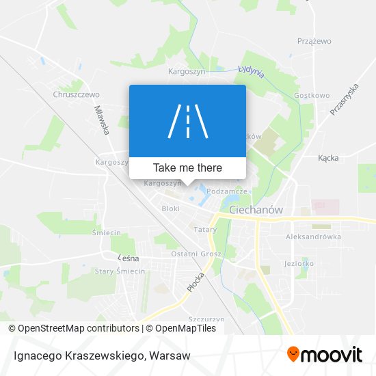 Ignacego Kraszewskiego map