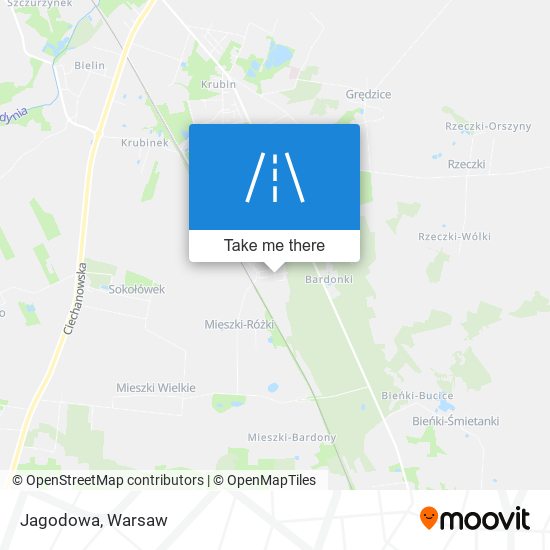 Jagodowa map