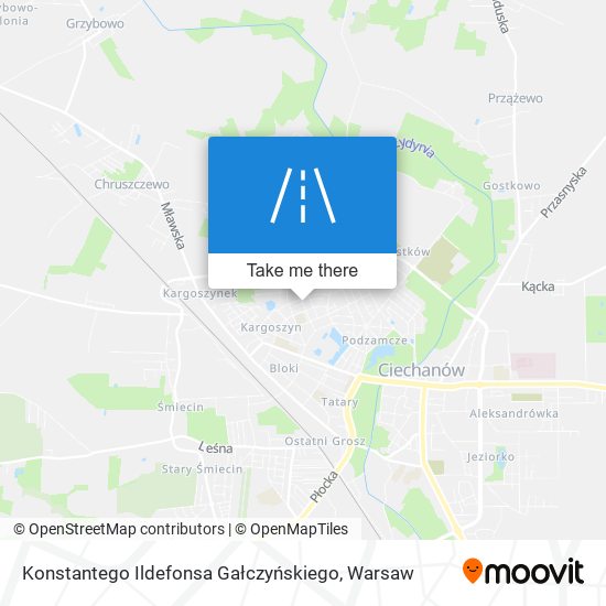 Konstantego Ildefonsa Gałczyńskiego map