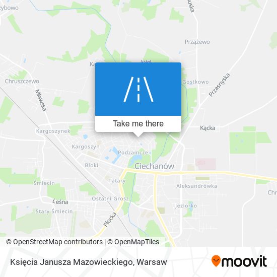 Księcia Janusza Mazowieckiego map