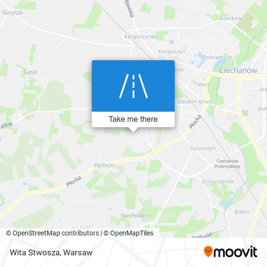 Wita Stwosza map