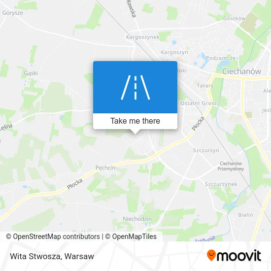 Карта Wita Stwosza